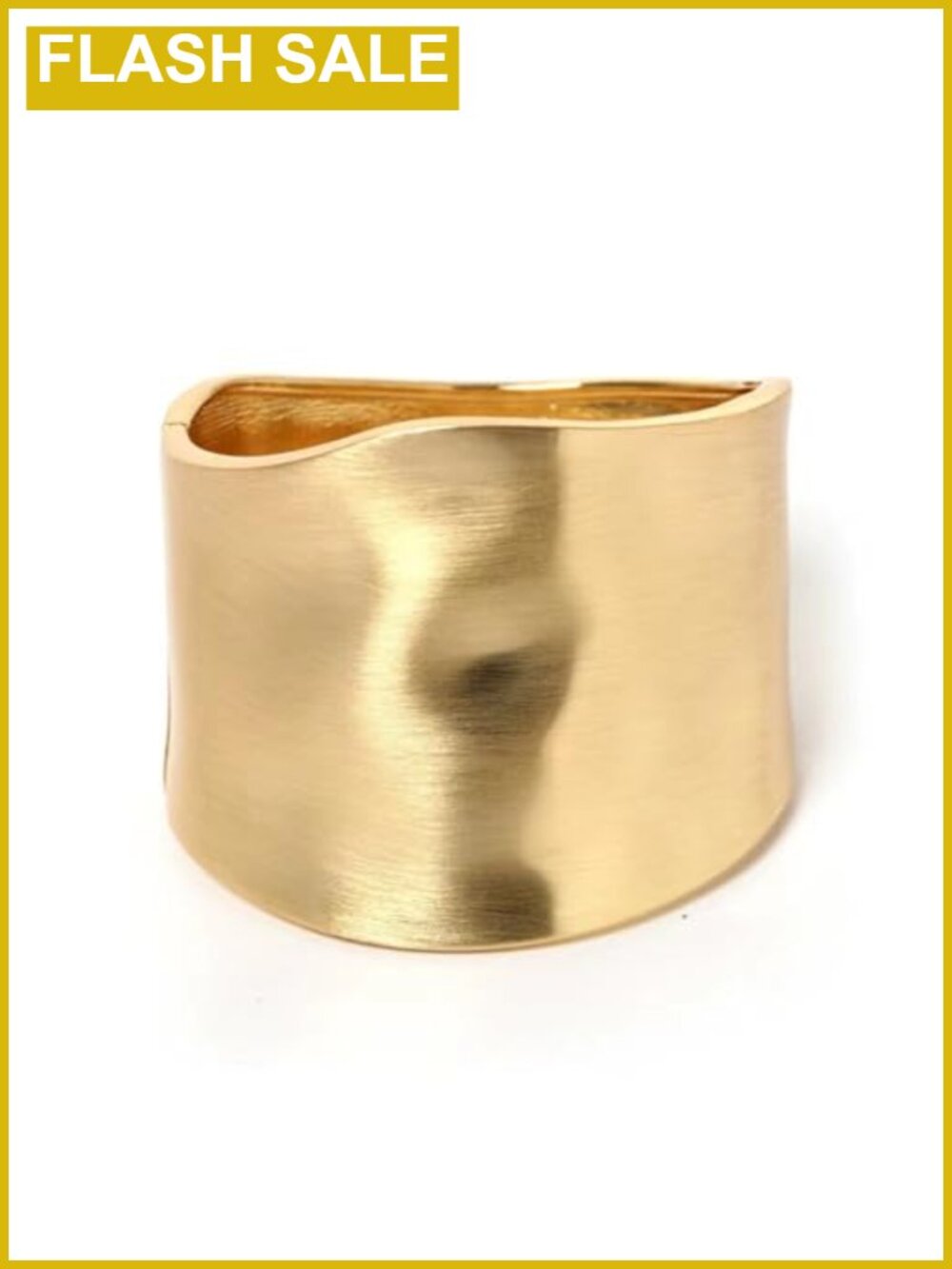 14K Gold Plated Bangle Bracelets for Women Trendy Wide Stackable
